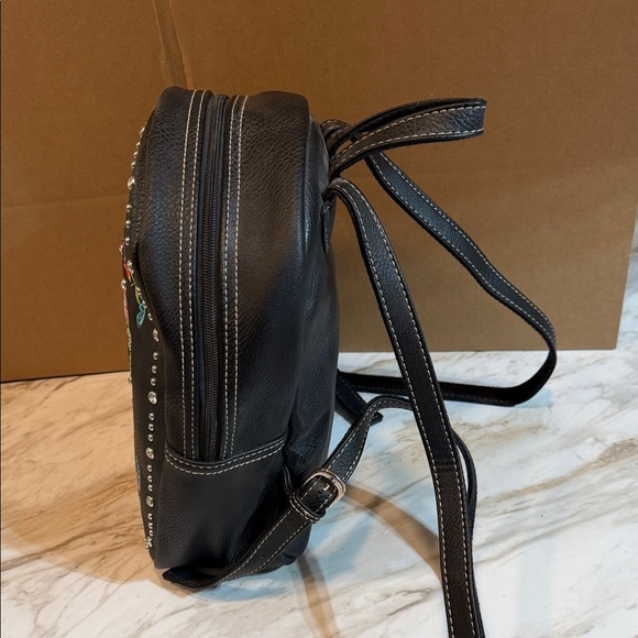 Montana West Black Backpack with Colorful Embroidery - Picture 4 of 4